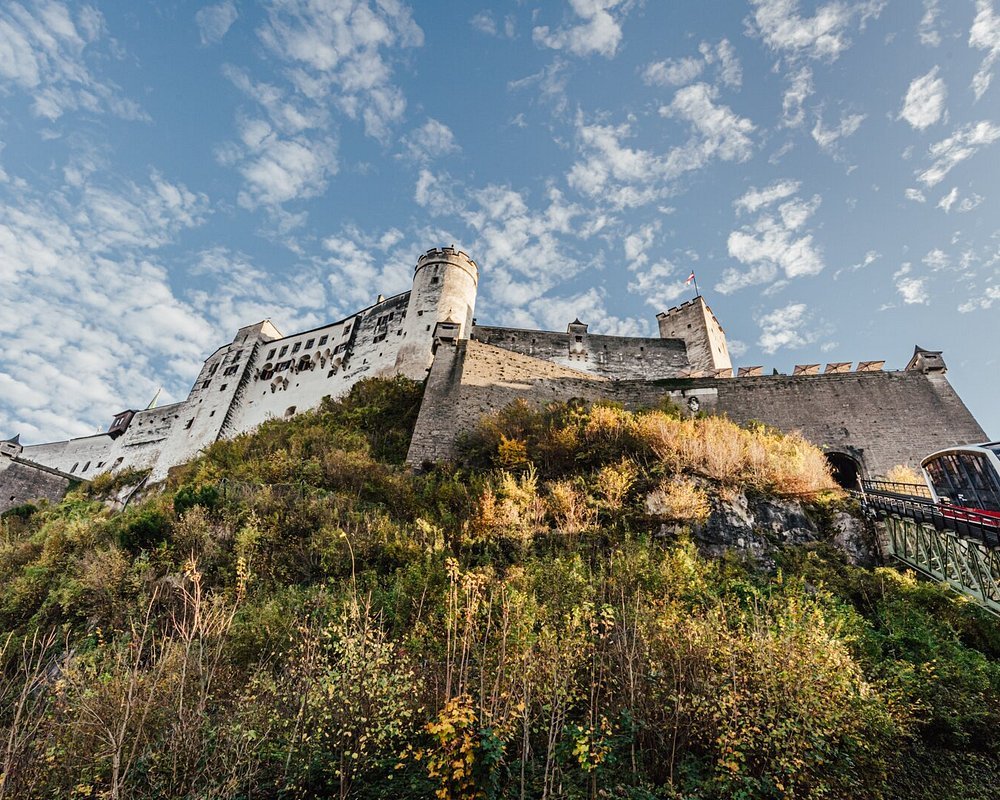 Hohensalzburg Fortress overlooking Salzburg, Austria