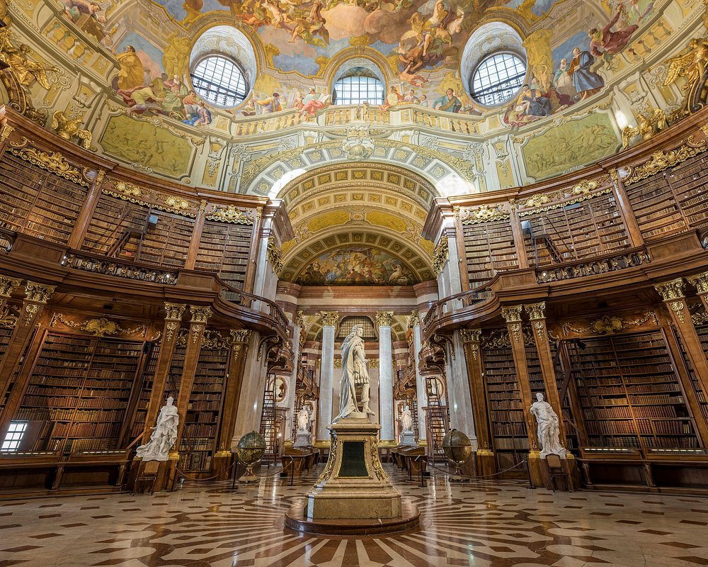 Ceiling fresco in Austrian National Library