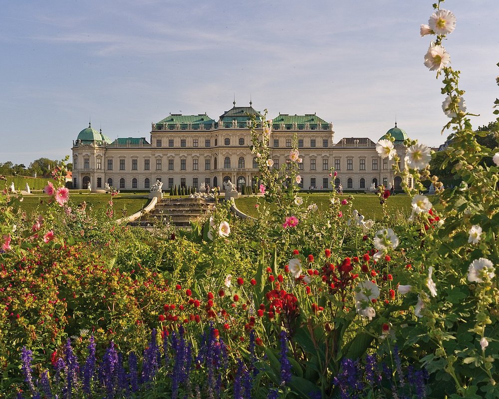 Upper Belvedere Palace exterior in Vienna