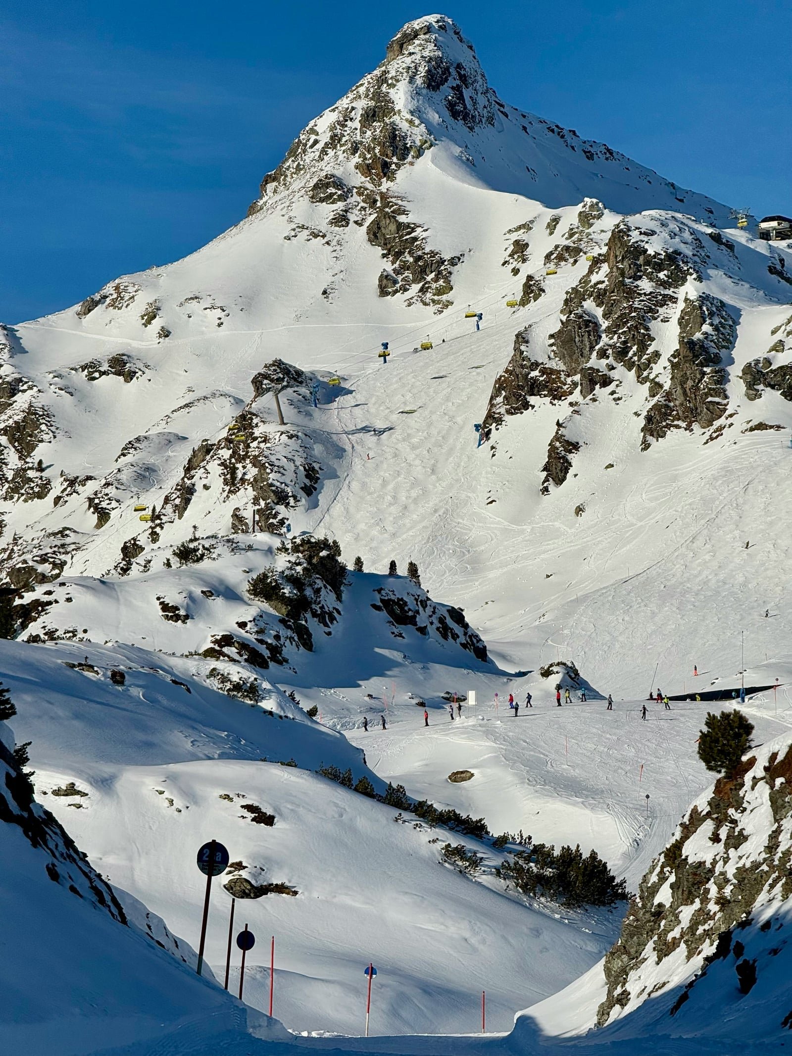 Obertauern ski resort in winter