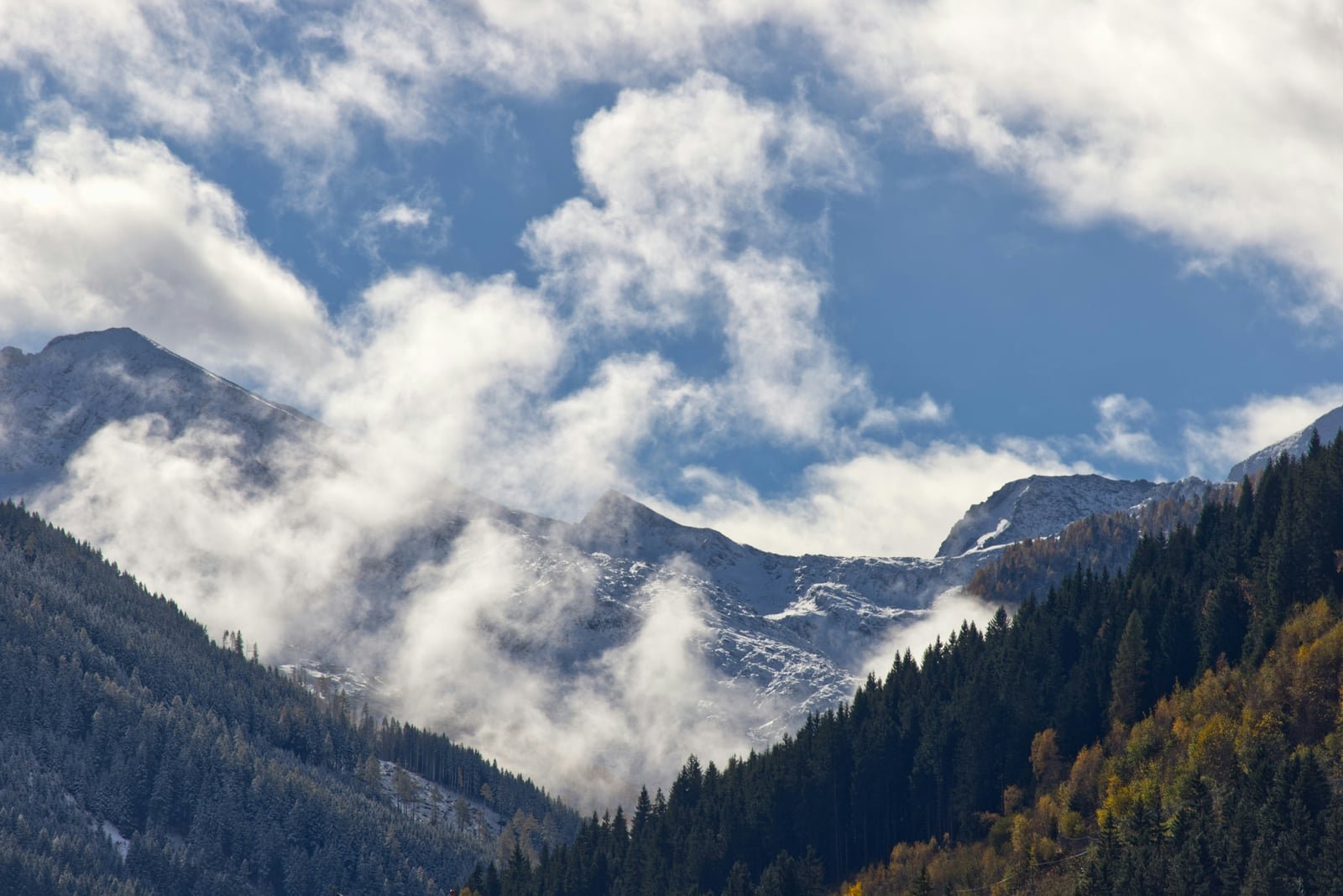 Bad Gastein spa town and ski resort nestled in the Gastein valley